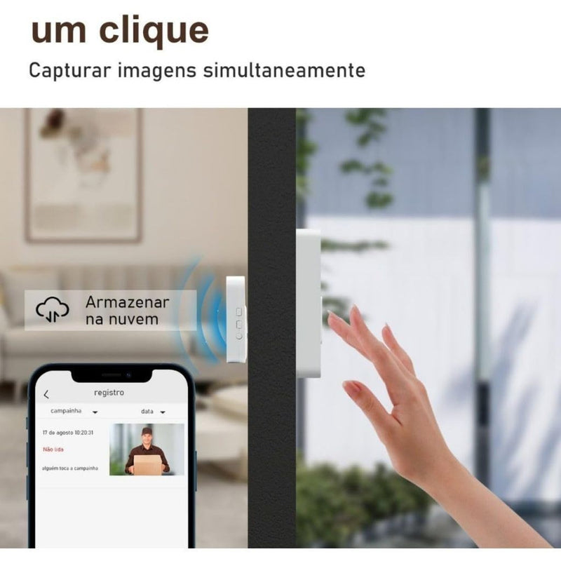 Campainha com Câmera Inteligente para Celular