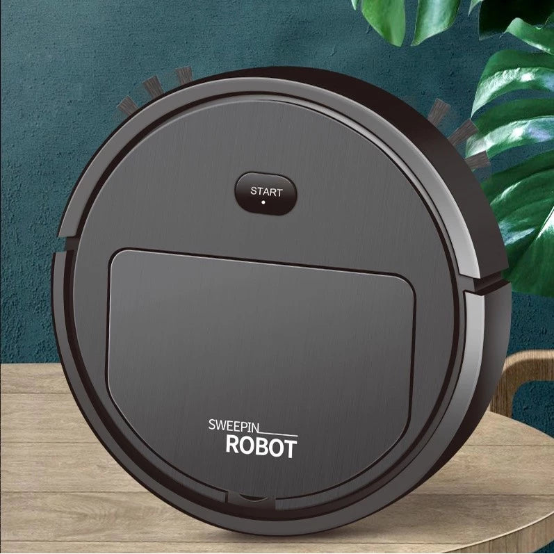 Mini Robô Aspirador Inteligente com Carregador Automático