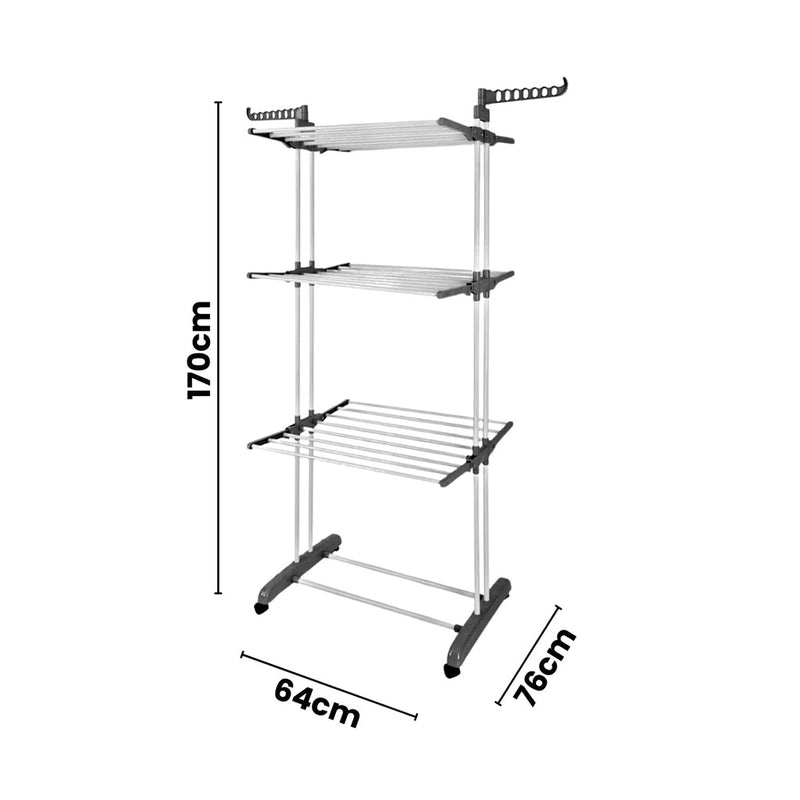 Varal de Chão 3 Andares Portátil